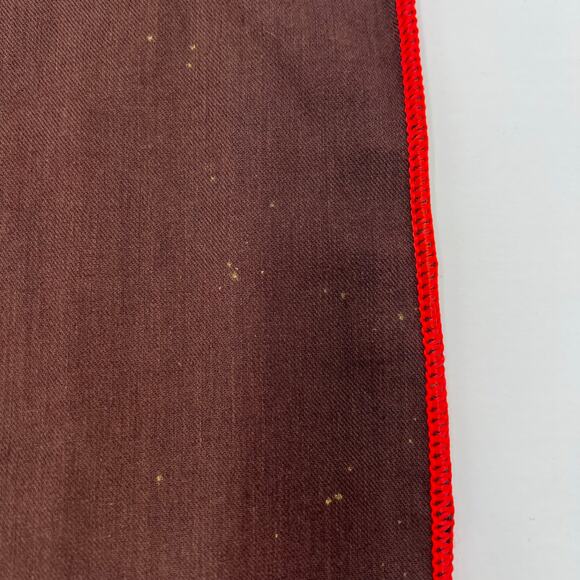 Coach Dust Bag Protective Cover Brown Storage Red Edge Drawstring 16x19” - Picture 4 of 9